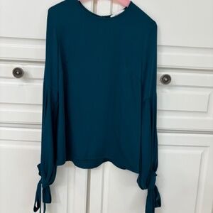 Milly: Teal Juliette Blouse size 4